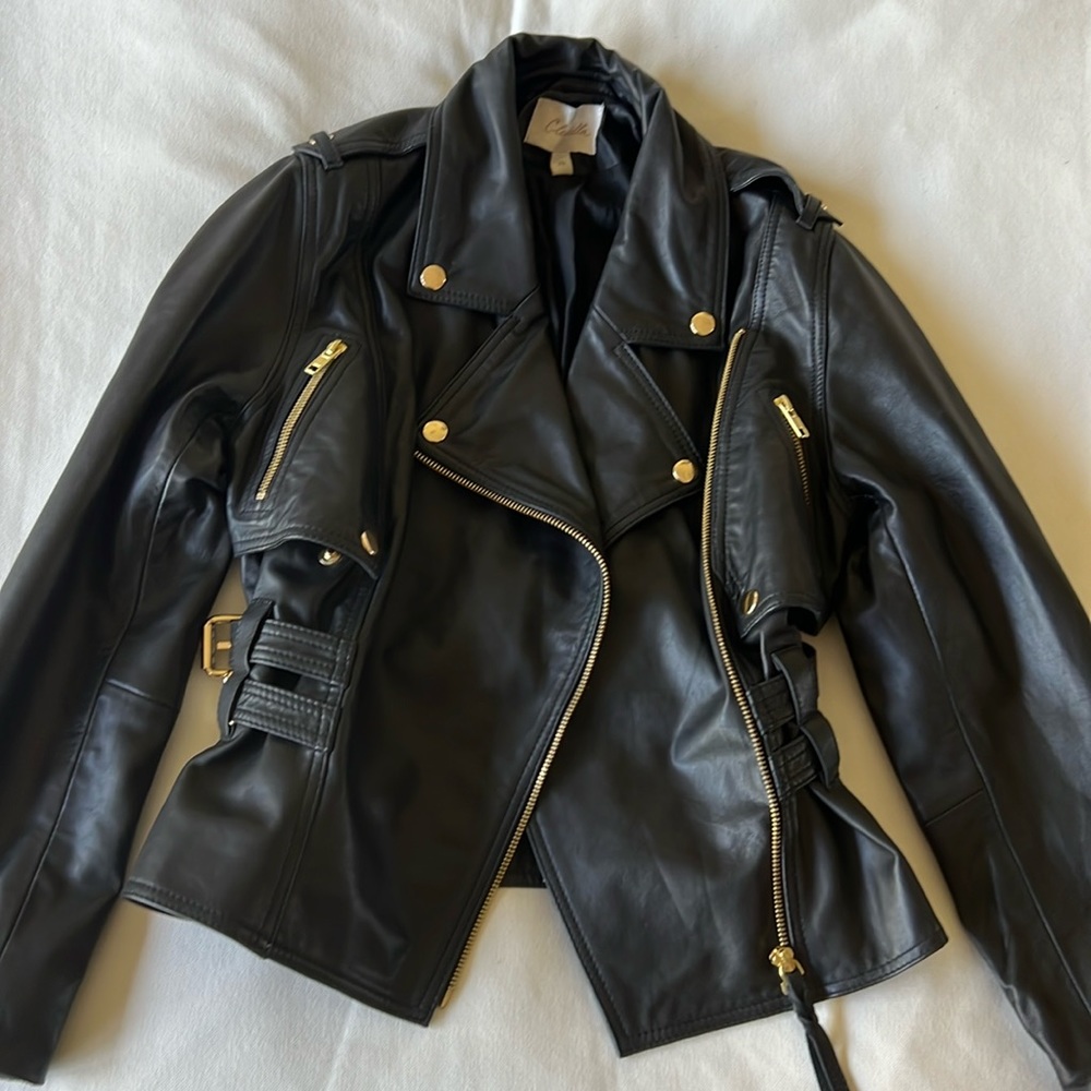 CLEOBELLA Maeve Leather Jacket only worn once! Perfect condition